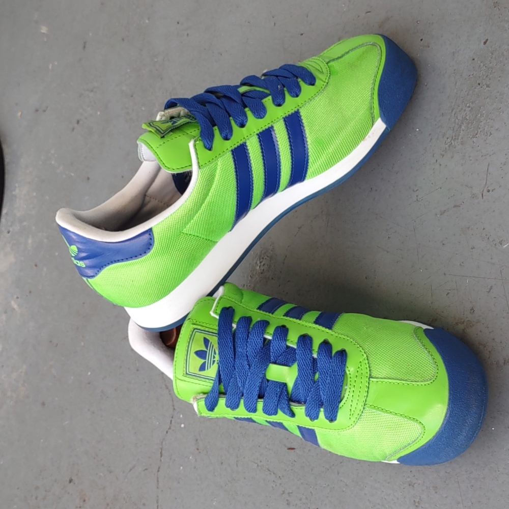 Adidas Men's Samoa Green Athletic Shoes/Sneakers - Picture 5 of 16